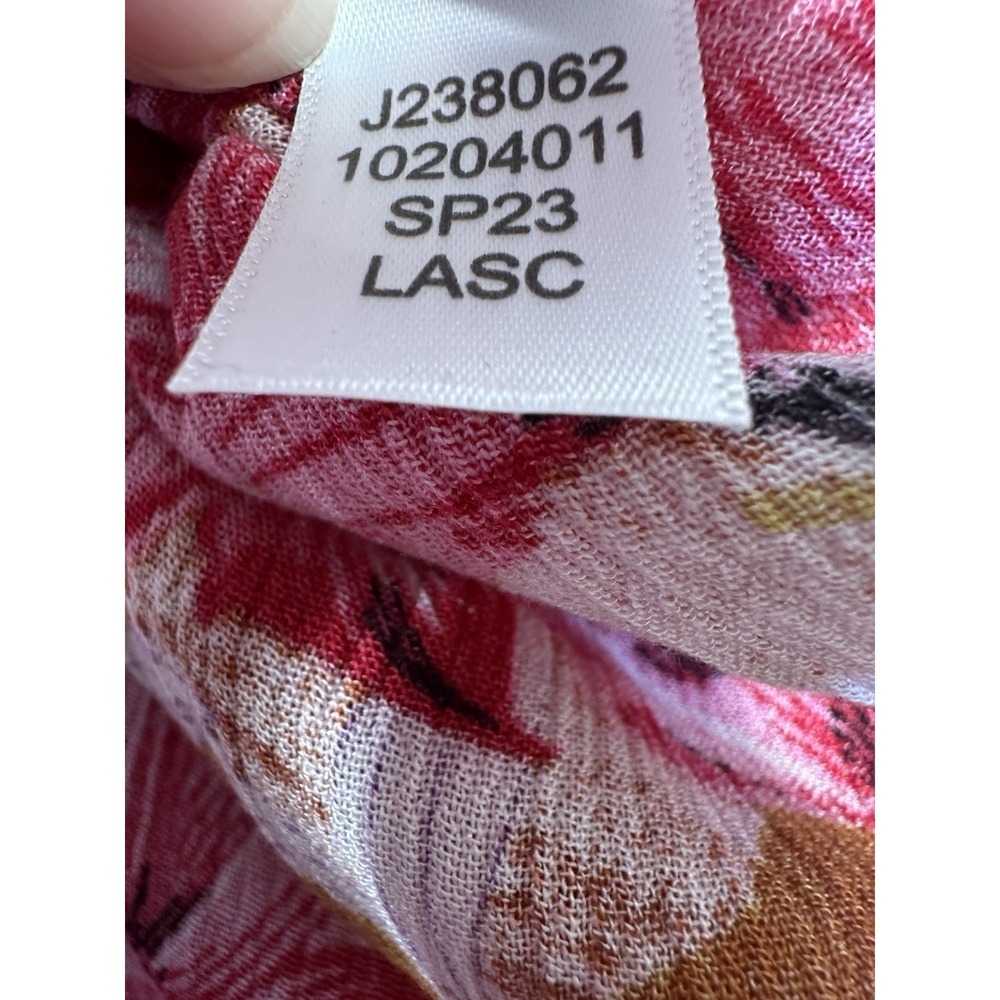 Lascana Venus Dress Womens Small Pink Floral Strapless Vacation Resort Read - Picture 11 of 11